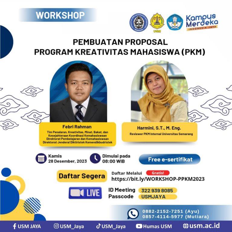 Universitas Semarang Ajak Mahasiswa Ikuti Workshop Pembuatan Proposal