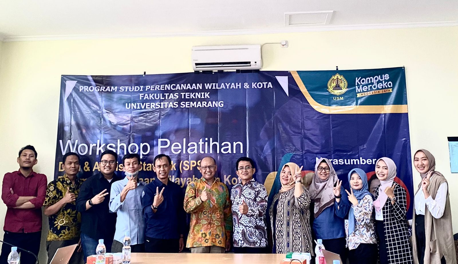Dosen PWK USM Ikuti Pelatihan Pengolahan Data Statistika Menggunakan SPSS Bersama Ahli dari Universitas Diponegoro