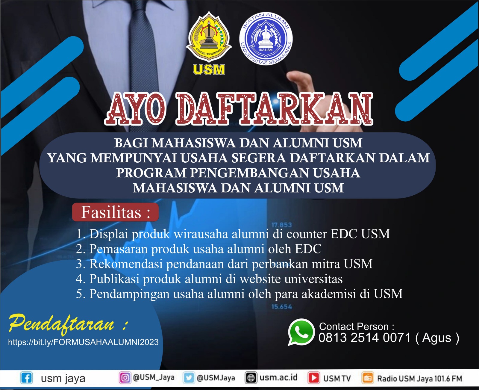 EDC USM Buka Progam Pengembangan Mahasiswa Dan Alumni