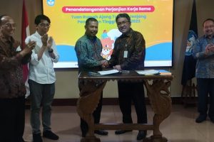 USM Tuan Rumah Ajang Talenta Pendidikan Tinggi Tahun 2023 – Rektor USM Tanda Tangani PKS dengan BPTI