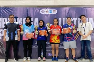 Atlit Tenis Meja USM Juara 2 dan 3 di Kejuaraan Tenis Meja UNNAIR VI 2024