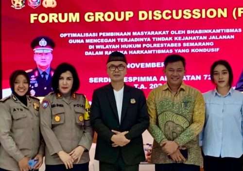 Wakil Rektor III USM Jadi Pembicara FGD Polrestabes Semarang tentang Pencegahan Kejahatan Jalanan